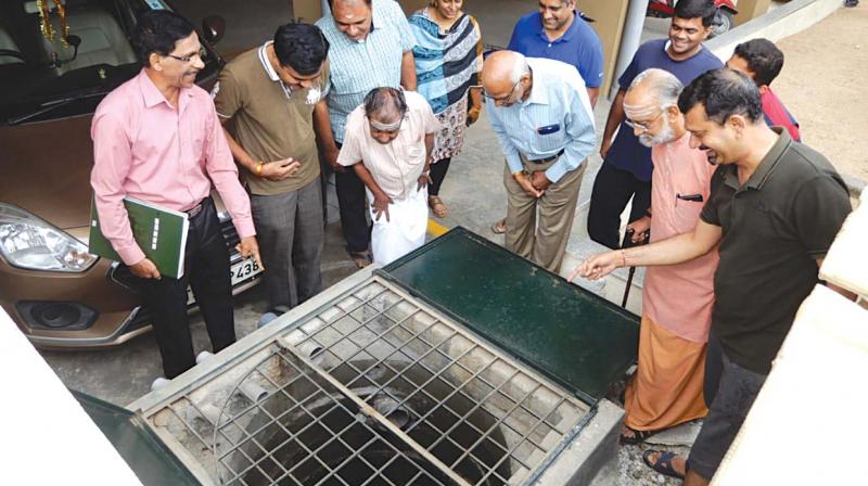 The well to store the rainwater. (Photo: DC) The well to store the rainwater. (Photo: DC)