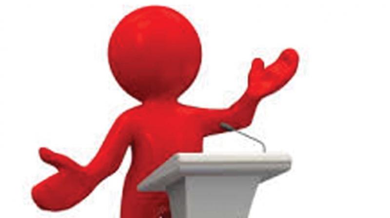 The one-day workshop on public speaking will help you understand body language, gestures, effective eye contact, facial expressions, space dynamics and how to create a connect with the crowd. The one-day workshop on public speaking will help you understand body language, gestures, effective eye contact, facial expressions, space dynamics and how to create a connect with the crowd.
