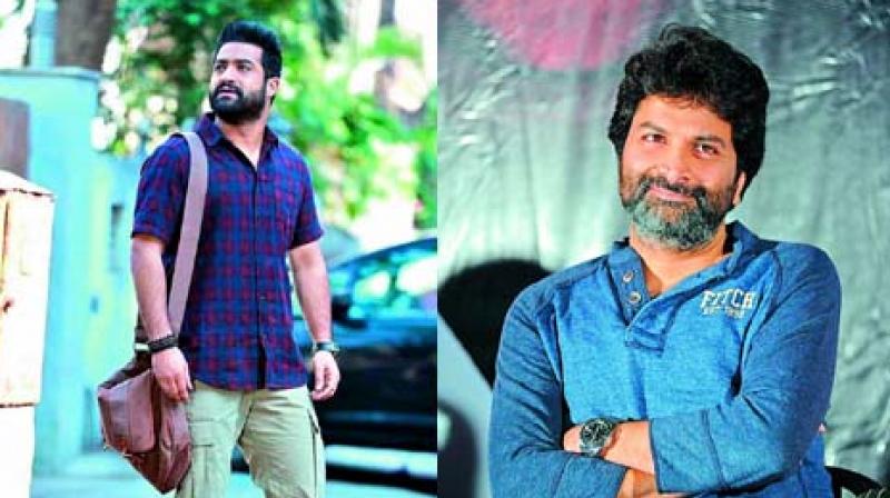 Jr NTR and director Trivikram Srinivas Jr NTR and director Trivikram Srinivas