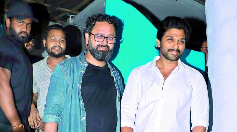 Buoyed by the super success of the Batla House, the makers of the film held a success party in Mumbai on Wednesday. And one of the invitees to the celebrations was none other than none of our very own, Allu Arjun. Buoyed by the super success of the Batla House, the makers of the film held a success party in Mumbai on Wednesday. And one of the invitees to the celebrations was none other than none of our very own, Allu Arjun.