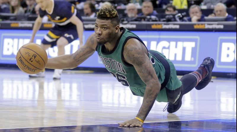 Boston Celtics guard Marcus Smart. AP Photo