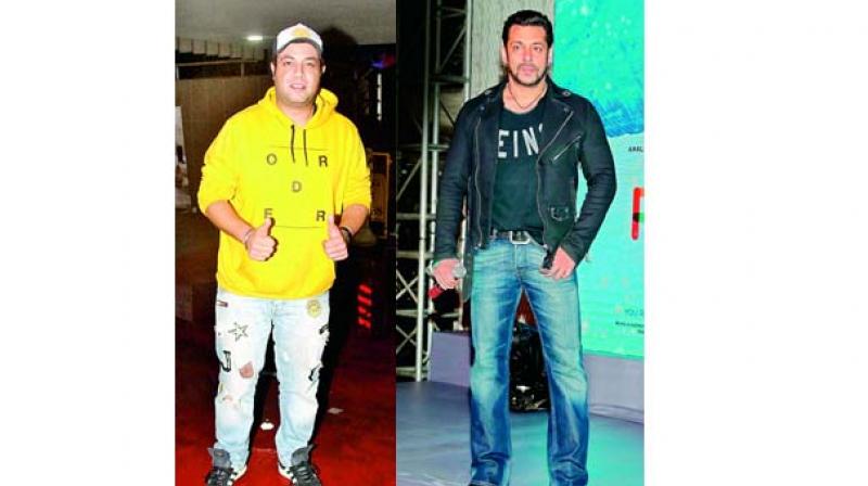 Varun sharma and Salman Khan Varun sharma and Salman Khan
