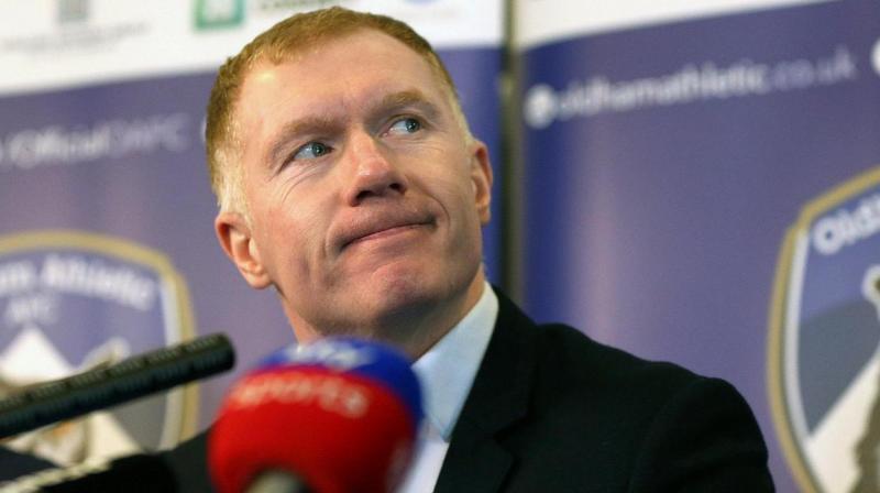 Paul Scholes has apologized for what he described as a "genuine mistake," saying he didn't intend to "flout the rules." (Photo: AP) Paul Scholes has apologized for what he described as a "genuine mistake," saying he didn't intend to "flout the rules." (Photo: AP)