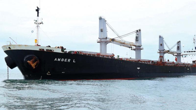 The 33,205-tonne Emerald Star with 26 Indian nationals on board sent a distress signal early Friday (Representational Image) The 33,205-tonne Emerald Star with 26 Indian nationals on board sent a distress signal early Friday (Representational Image)