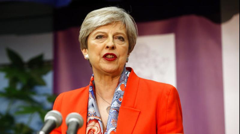 May has been struggling to maintain her authority over her party since a snap election on June 8 which she called thinking she would win by a wide margin but instead resulted in her losing her parliamentary majority. (Photo: AP) May has been struggling to maintain her authority over her party since a snap election on June 8 which she called thinking she would win by a wide margin but instead resulted in her losing her parliamentary majority. (Photo: AP)