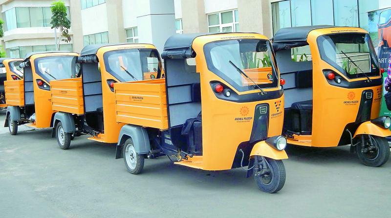 E-rickshaw tyres will attract GST at the highest slab of 28 per cent. E-rickshaw tyres will attract GST at the highest slab of 28 per cent.