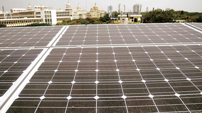 Solar energy developers say that the projects in the state too would get affected with the imposition of safeguard duty. (Representational Image) Solar energy developers say that the projects in the state too would get affected with the imposition of safeguard duty. (Representational Image)