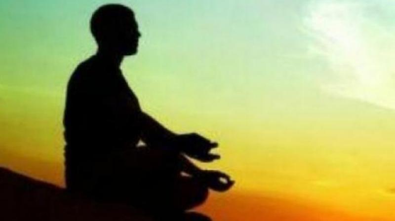 The spiritual path is twofold. We achieve inner enlightenment and peace for ourselves. (Representational image) The spiritual path is twofold. We achieve inner enlightenment and peace for ourselves. (Representational image)