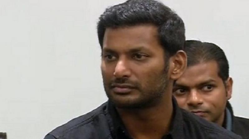 Actor Vishal. Actor Vishal.