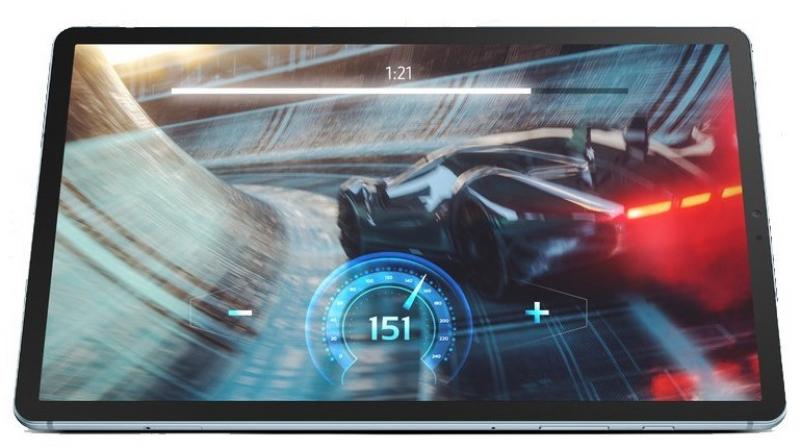 The Galaxy Tab S6 does show that the tablet will come with a huge display and uniform bezels on all four sides. The Galaxy Tab S6 does show that the tablet will come with a huge display and uniform bezels on all four sides.