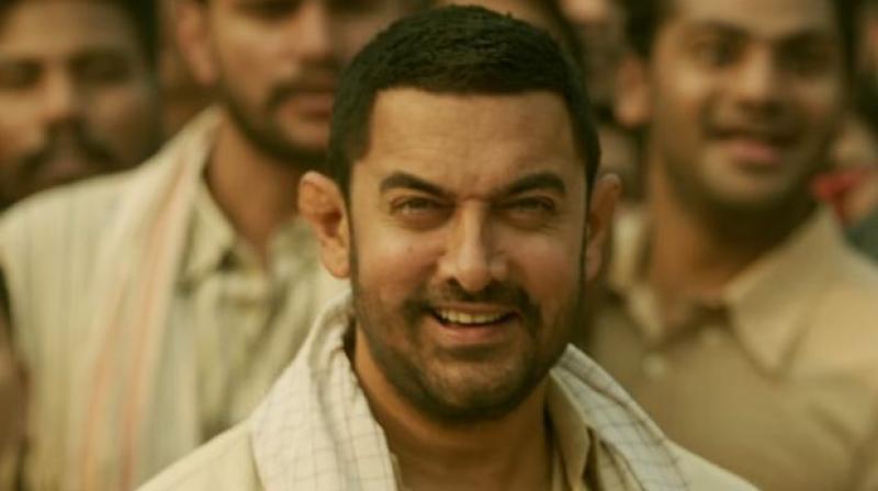Aamir Khan in a still from 'Dangal.' Aamir Khan in a still from 'Dangal.'
