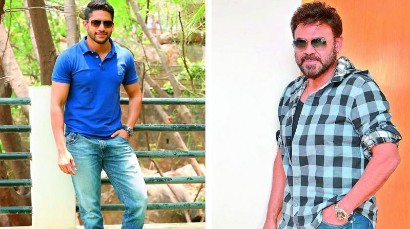 Naga Chaitanya and Venkatesh Naga Chaitanya and Venkatesh