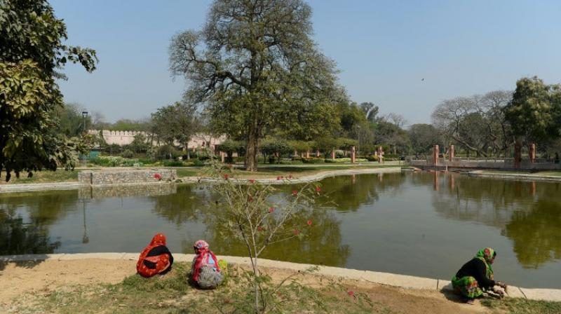 The park is part of the historic complex that surrounds Humayan's Tomb (Photo: AFP) The park is part of the historic complex that surrounds Humayan's Tomb (Photo: AFP)
