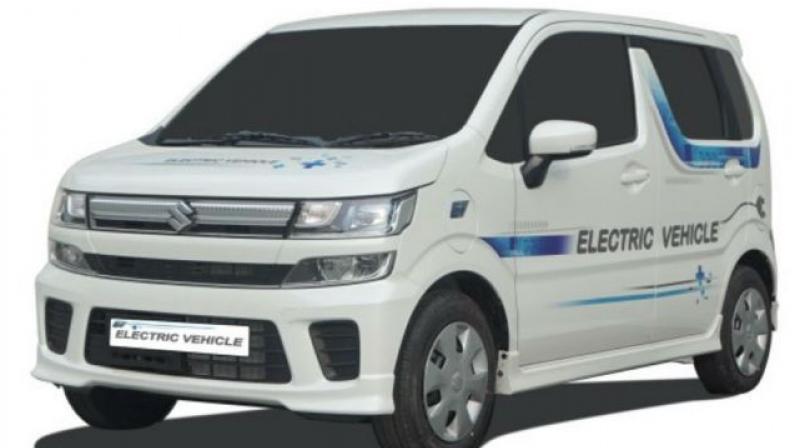 Maruti Suzuki has showcased a prototype electric vehicle (EV) at the ongoing MOVE Global Mobility Summit in New Delhi. Maruti Suzuki has showcased a prototype electric vehicle (EV) at the ongoing MOVE Global Mobility Summit in New Delhi.
