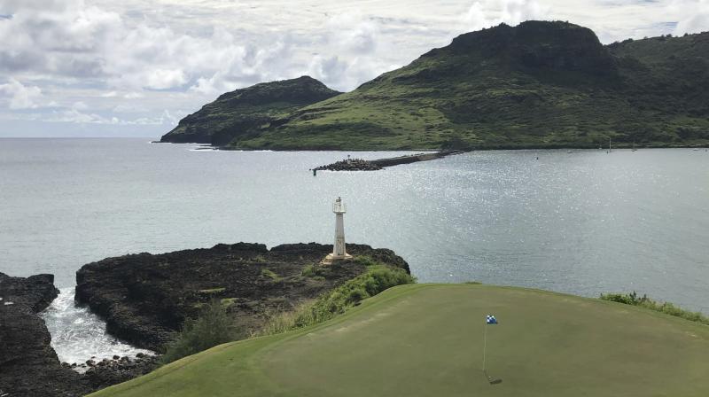 The inland course has views of the ocean, but the most spectacular sights are the jagged mountains to the south. (Photo: AP) The inland course has views of the ocean, but the most spectacular sights are the jagged mountains to the south. (Photo: AP)