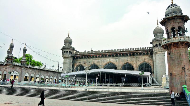 Renovation of the 16th Century Macca Masjid is not likely to begin any time soon. Renovation of the 16th Century Macca Masjid is not likely to begin any time soon.