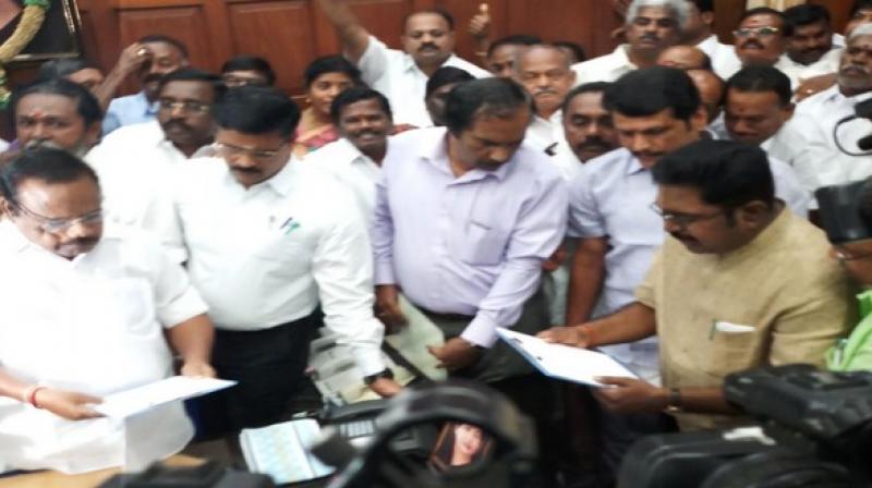 Dhinakaran trounced his nearest AIADMK rival E Madhusudhanan by over 40,000 votes. (Photo: ANI) Dhinakaran trounced his nearest AIADMK rival E Madhusudhanan by over 40,000 votes. (Photo: ANI)