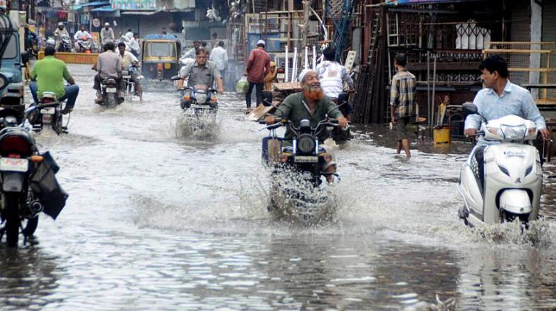 IMD official PK Shah said Bhopal received 62.1 millimetres of rain between 8:30am and 5:30pm on Sunday. (Photo: ANI) IMD official PK Shah said Bhopal received 62.1 millimetres of rain between 8:30am and 5:30pm on Sunday. (Photo: ANI)