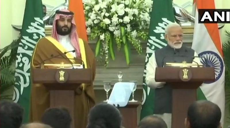Prior to joint statement, both the nations confirmed the signing of 5 Memorandum of Understanding agreements, including infrastructure, housing, cooperation on broadcasting and the enhancing bilateral investment relations. (Photo: ANI | Twitter) Prior to joint statement, both the nations confirmed the signing of 5 Memorandum of Understanding agreements, including infrastructure, housing, cooperation on broadcasting and the enhancing bilateral investment relations. (Photo: ANI | Twitter)
