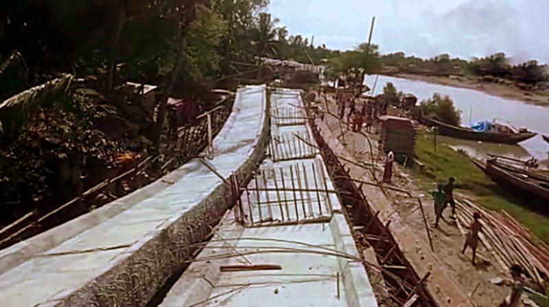 There has been no report of any casualty, South 24 Parganas district magistrate Y. Ratnakara Rao said. (Photo: Twitter | ANI) There has been no report of any casualty, South 24 Parganas district magistrate Y. Ratnakara Rao said. (Photo: Twitter | ANI)