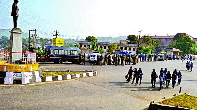 Police said security has been tightened at sensitive places, including Bengaluru, Mangaluru and Kodagu. (Photo: File) Police said security has been tightened at sensitive places, including Bengaluru, Mangaluru and Kodagu. (Photo: File)
