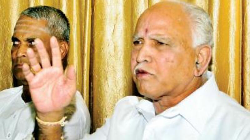 Yeddyurappa told ANI that the ACB is doing it on purpose and added that the bureau has become an agent of Siddaramaiah. (File photo) Yeddyurappa told ANI that the ACB is doing it on purpose and added that the bureau has become an agent of Siddaramaiah. (File photo)