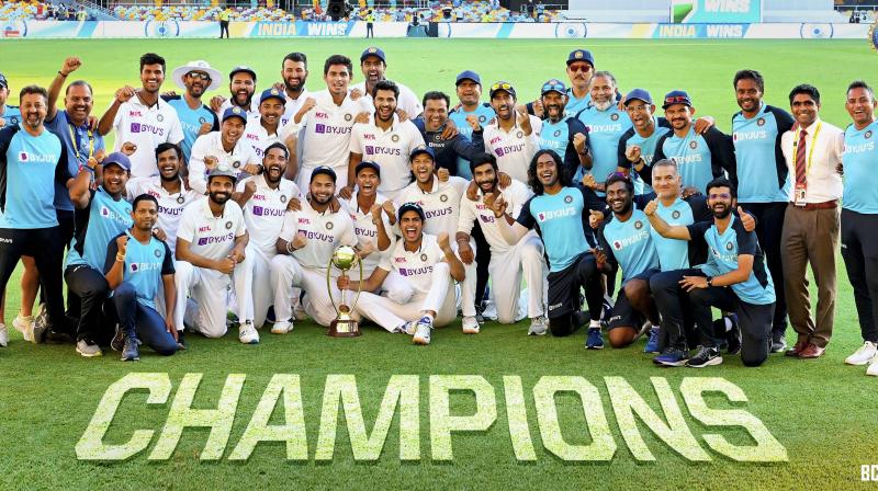 This is indeed the dawn of a new era as the touring India squad laid to rest many conservative theories about experienced players and a settled XI being the key to success.(Photo:PTI) This is indeed the dawn of a new era as the touring India squad laid to rest many conservative theories about experienced players and a settled XI being the key to success.(Photo:PTI)