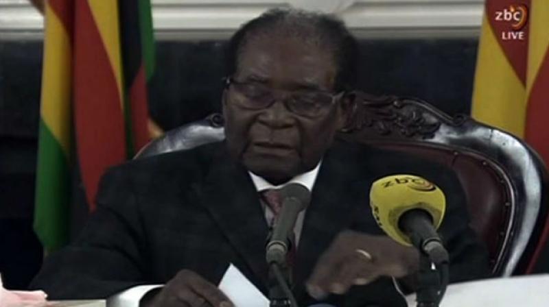 The ruling ZANU-PF party sacked Robert Mugabe as its leader earlier on Sunday. (Photo: AFP) The ruling ZANU-PF party sacked Robert Mugabe as its leader earlier on Sunday. (Photo: AFP)