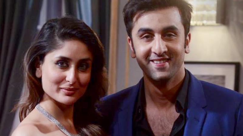 Kareena Kapoor Khan with cousin Ranbir Kapoor. Kareena Kapoor Khan with cousin Ranbir Kapoor.