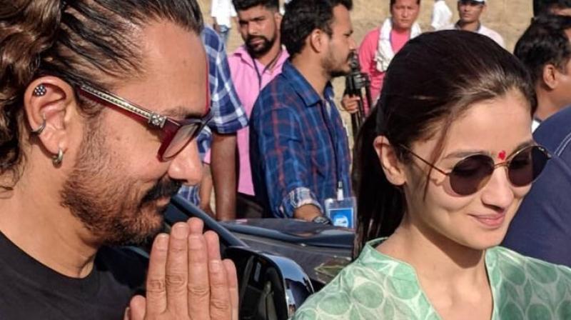 Aamir Khan and Alia Bhatt. Aamir Khan and Alia Bhatt.