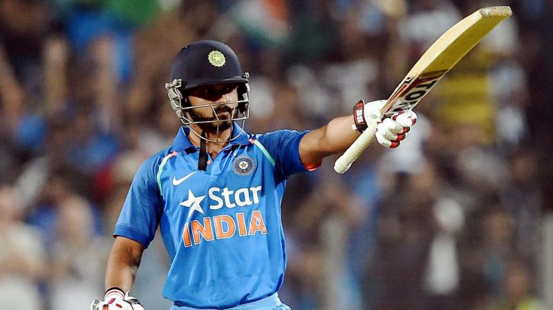 Jadhav overshadowed Kohli with his array of strokes. (Photo: PTI) Jadhav overshadowed Kohli with his array of strokes. (Photo: PTI)