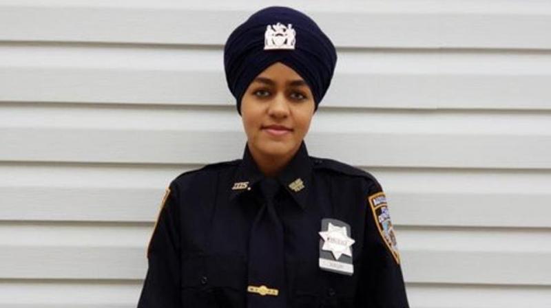 Gursoach Kaur (in pic) will join the New York Police Department as an Auxiliary Police Officer (APO) after graduating last week from the New York City Police Academy(@SikhOfficers/Twitter) Gursoach Kaur (in pic) will join the New York Police Department as an Auxiliary Police Officer (APO) after graduating last week from the New York City Police Academy(@SikhOfficers/Twitter)
