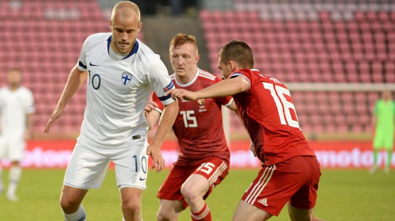 The Croatians, who laboured to a 2-1 home win over Azerbaijan on Thursday, appeared set for plain sailing when Ante Rebic gave them a sixth-minute lead from close range after Andrej Kramaric poked a low cross into his path. (Photo: AP) The Croatians, who laboured to a 2-1 home win over Azerbaijan on Thursday, appeared set for plain sailing when Ante Rebic gave them a sixth-minute lead from close range after Andrej Kramaric poked a low cross into his path. (Photo: AP)