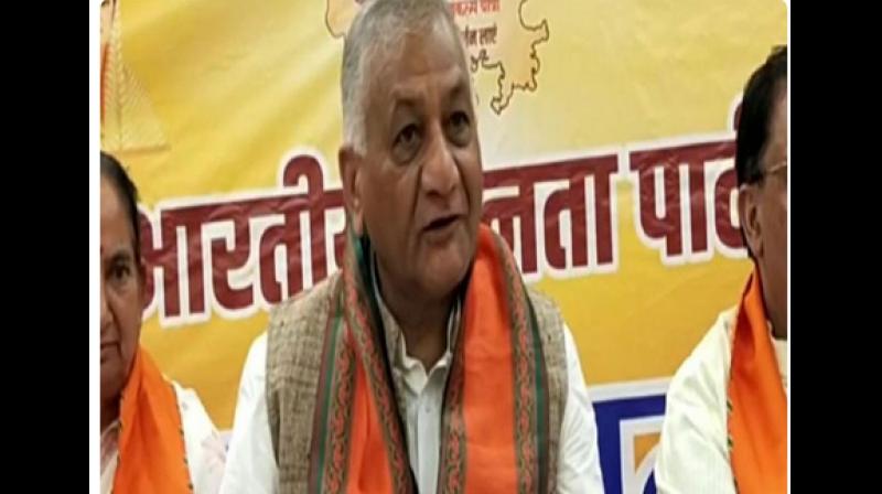 â€œPoK will merge with India on its own,\ says VK Singh