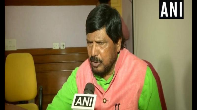 'Prime Minister Narendra Modi has said it several times that reservation (of Dalits and OBCs) will not be reduced. I don't think there is any need to review reservation. People who should get reservation will surely get a reservation,' Athawale said. (Photo: ANI) 'Prime Minister Narendra Modi has said it several times that reservation (of Dalits and OBCs) will not be reduced. I don't think there is any need to review reservation. People who should get reservation will surely get a reservation,' Athawale said. (Photo: ANI)