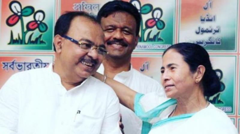 Chatterjee, who was once a trusted lieutenant of the TMC supremo, mocked her and the party's leadership for appointing poll strategist Prashant Kishor to revive its prospects in the next assembly polls. (Photo:Twitter | MukulAdhikary5 ) Chatterjee, who was once a trusted lieutenant of the TMC supremo, mocked her and the party's leadership for appointing poll strategist Prashant Kishor to revive its prospects in the next assembly polls. (Photo:Twitter | MukulAdhikary5 )