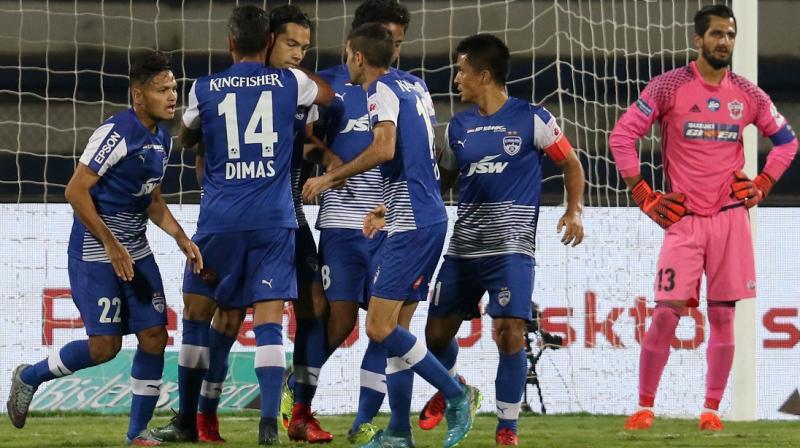 The BFC go into the match with a slight advantage of having beaten Pune City comprehensively once, but the hosts can take comfort from the fact that when the two met in the return leg in the league phase the match ended in a stalemate. (Photo: ISL Media) The BFC go into the match with a slight advantage of having beaten Pune City comprehensively once, but the hosts can take comfort from the fact that when the two met in the return leg in the league phase the match ended in a stalemate. (Photo: ISL Media)