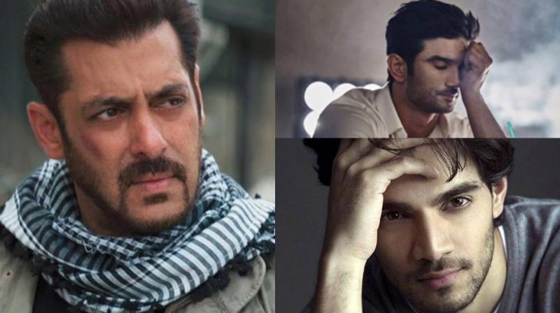 Salman in a still from 'Tiger Zinda Hai'; Sushant and Sooraj in a photoshoot. Salman in a still from 'Tiger Zinda Hai'; Sushant and Sooraj in a photoshoot.