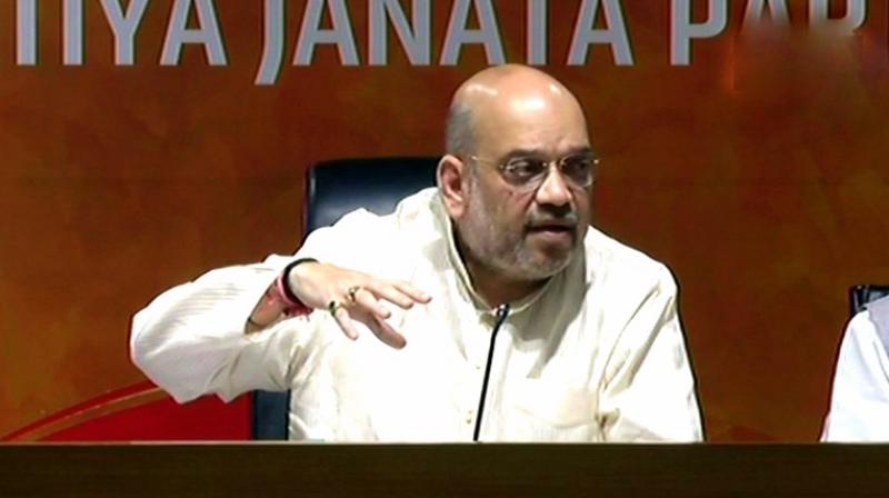 To a query on constantly targeting Rahul Gandhi in his speeches, Amit Shah said, 'It should not be considered as a personnel attack. He (Rahul) put forth some questions to which I answered.' To a query on constantly targeting Rahul Gandhi in his speeches, Amit Shah said, 'It should not be considered as a personnel attack. He (Rahul) put forth some questions to which I answered.'