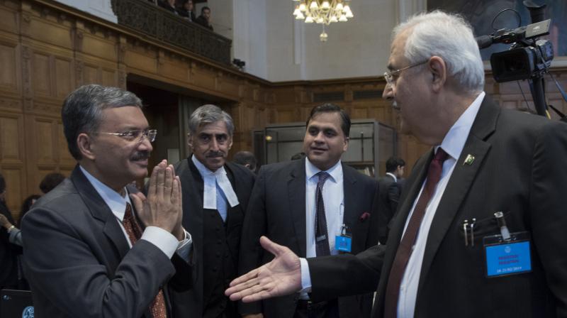 Pakistan on Tuesday responded to India at the International Court of Justice in the case of Kulbhushan Jadhav. (Photo:AP) Pakistan on Tuesday responded to India at the International Court of Justice in the case of Kulbhushan Jadhav. (Photo:AP)