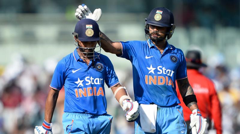 Indian skipper Virat Kohli on Wednesday said the experimentation in the middle-order will continue for some more time though the conditions make Ajinkya Rahane a strong No. 4 candidate for the World Cup in England next year.(Photo: AFP) Indian skipper Virat Kohli on Wednesday said the experimentation in the middle-order will continue for some more time though the conditions make Ajinkya Rahane a strong No. 4 candidate for the World Cup in England next year.(Photo: AFP)