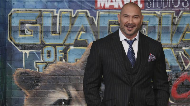 This year, Bautista will be seen reprising his role as Drax the Destroyer in 'Avengers: Endgame', which he will follow up with 'Stuber'. (Photo: AP) This year, Bautista will be seen reprising his role as Drax the Destroyer in 'Avengers: Endgame', which he will follow up with 'Stuber'. (Photo: AP)