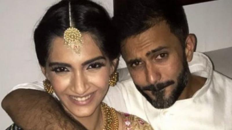 Anand Ahuja and Sonam Kapoor. Anand Ahuja and Sonam Kapoor.