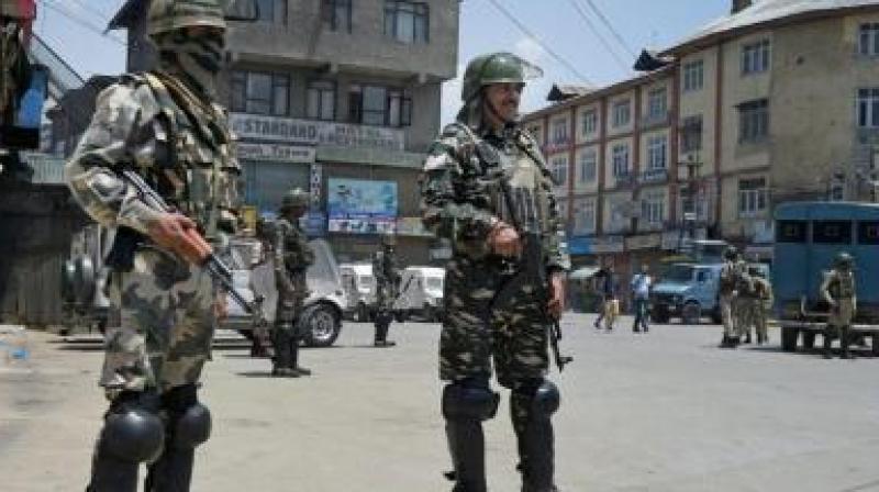 Additional 100 companies of the Central Armed Police Forces were deployed in Jammu and Kashmir for counter-insurgency operations and to maintain law and order. (Representational Image) Additional 100 companies of the Central Armed Police Forces were deployed in Jammu and Kashmir for counter-insurgency operations and to maintain law and order. (Representational Image)
