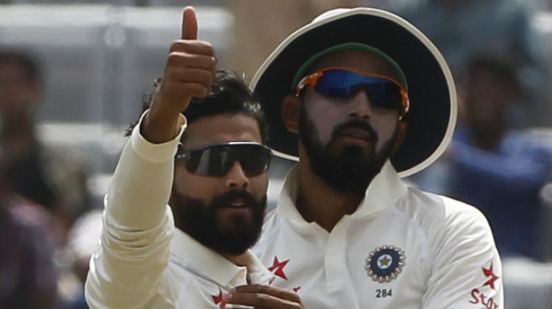 India opener Lokesh Rahul jumped 11 places to a career-high rank of 11th in the latest ICC chart for Test batsmen. (Photo: BCCI) India opener Lokesh Rahul jumped 11 places to a career-high rank of 11th in the latest ICC chart for Test batsmen. (Photo: BCCI)