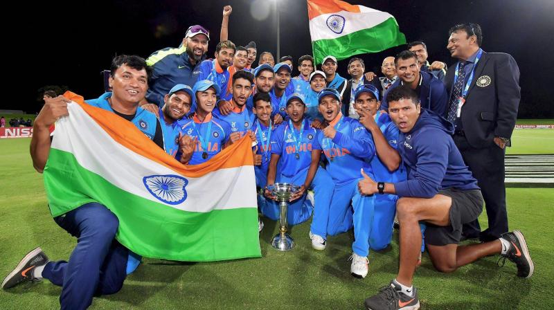 Dravid took a 50 per cent pay cut in order to ensure the whole support staff gets paid an equal sum of Rs 25 lakhs. (Photo: AFP)