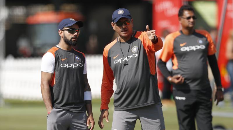 The question doing the rounds in the BCCI corridors is why the Shastri-Kohli duo has been given a carte blanche in team management. (Photo: AP) The question doing the rounds in the BCCI corridors is why the Shastri-Kohli duo has been given a carte blanche in team management. (Photo: AP)