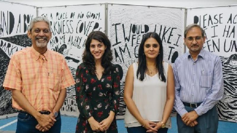 Left to Right: Vikram Patel, Ishita Mehra, Ishita Chaudhry, Shekhar Saxena Left to Right: Vikram Patel, Ishita Mehra, Ishita Chaudhry, Shekhar Saxena
