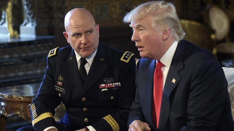 President Donald Trump, right, and Army Lt. Gen. H.R. McMaster, left. (Photo: AP) President Donald Trump, right, and Army Lt. Gen. H.R. McMaster, left. (Photo: AP)