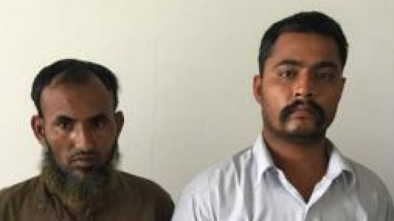 The two Indian persons who helped the Pakistani spy with secret information (Photo: ANI Twitter) The two Indian persons who helped the Pakistani spy with secret information (Photo: ANI Twitter)